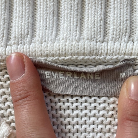Everlane Cream Women's Crew Neck Sweater - Picture 1 of 2